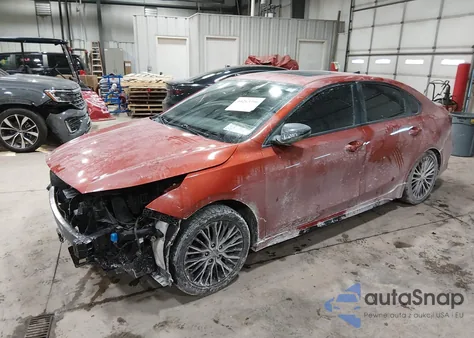 2022 Kia Forte Gt-Line from USA, damaged, VIN 3KPF54ADXNE470992